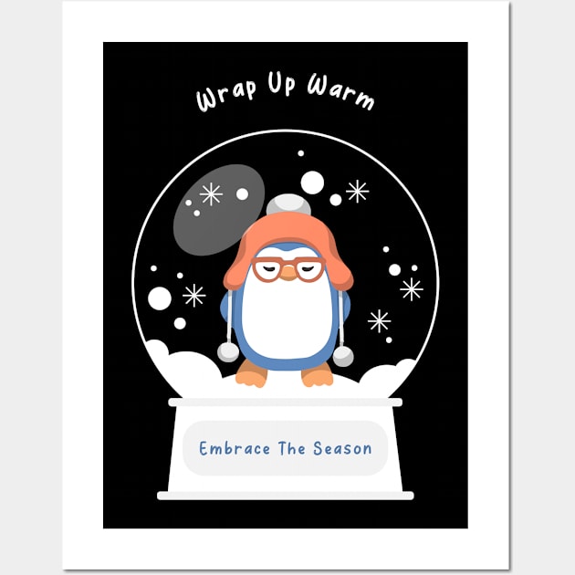 Wrap up warm and embrace the season Wall Art by Link Central